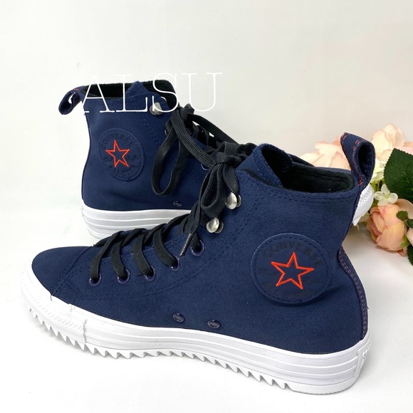 Converse Ctas Hiker High Suede Obsidian W AUTHENTI - Picture 4 of 7